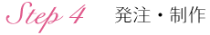 step4 発注・制作